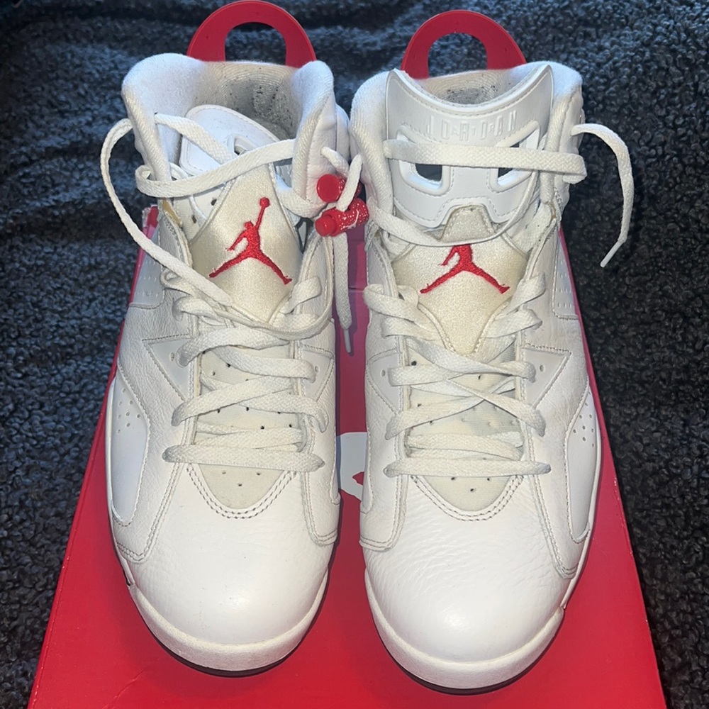 Air Jordan 6 Retro “White/Red” - Men’s 12 Authentic